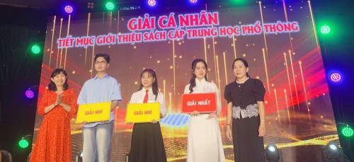 THƯ VIỆN TỈNH AN GIANG TỔNG KẾT VÀ TRAO GIẢI HỘI THI THANH THIẾU NIÊN TUYÊN TRUYỀN, GIỚI THIỆU SÁCH  TỈNH AN GIANG LẦN THỨ III - NĂM -2024  CHỦ ĐỀ: “QUÊ HƯƠNG - ĐẤT NƯỚC - CON NGƯỜI ”