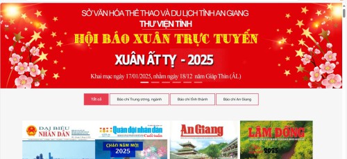 Thư viện tỉnh An Giang tổ chức chuỗi hoạt động vui xuân, đón tết năm 2025