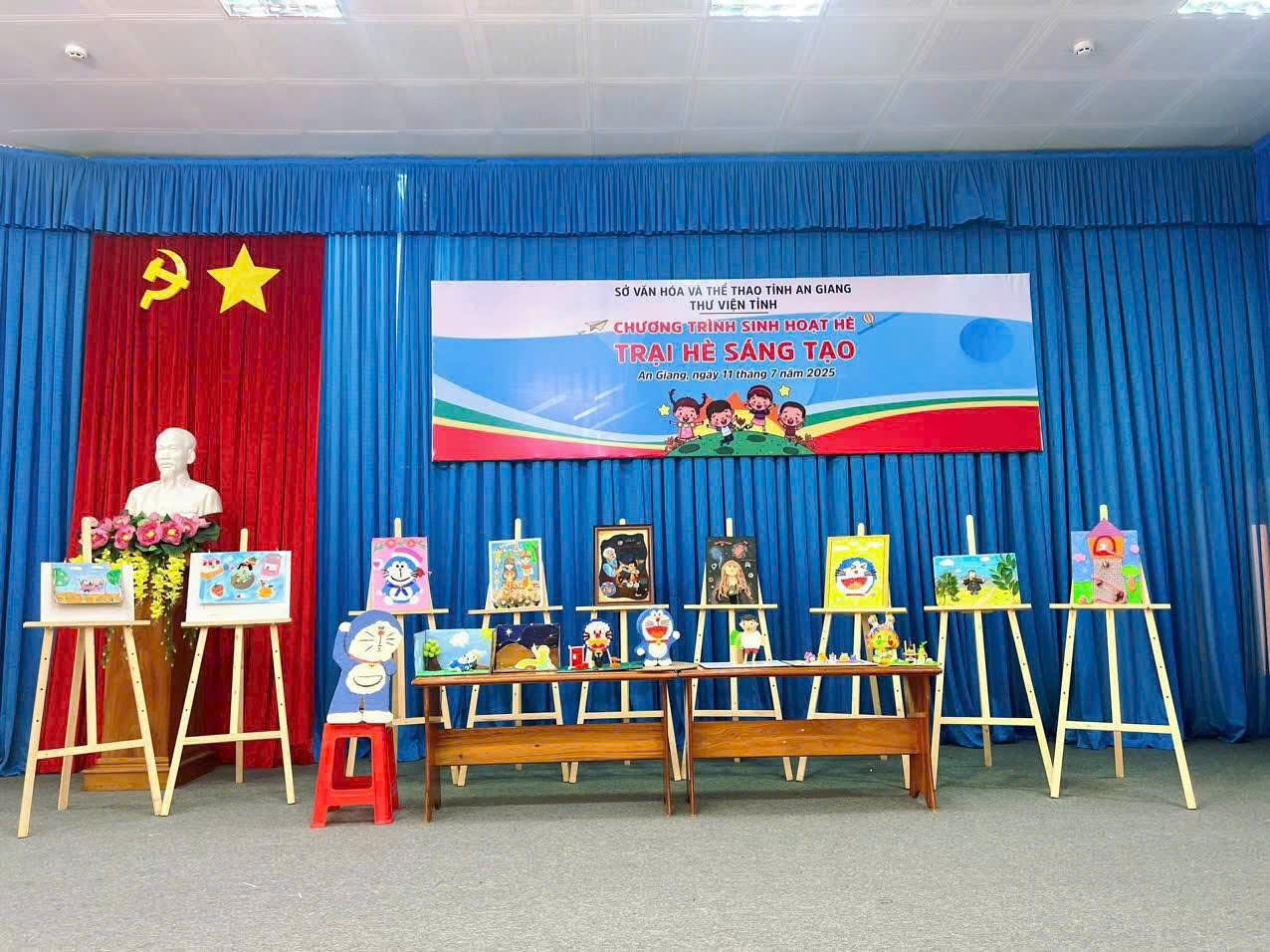 Trại hè sáng tạo – hoạt động trải nghiệm cùng Sách dành cho thiếu nhi An Giang  2025